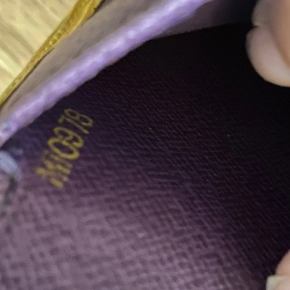 Louis Vuitton Yellow Epi Leather Bifold Wallet -MI0979
